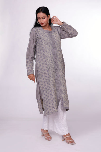 Ash Stone Chikanakri Kurta