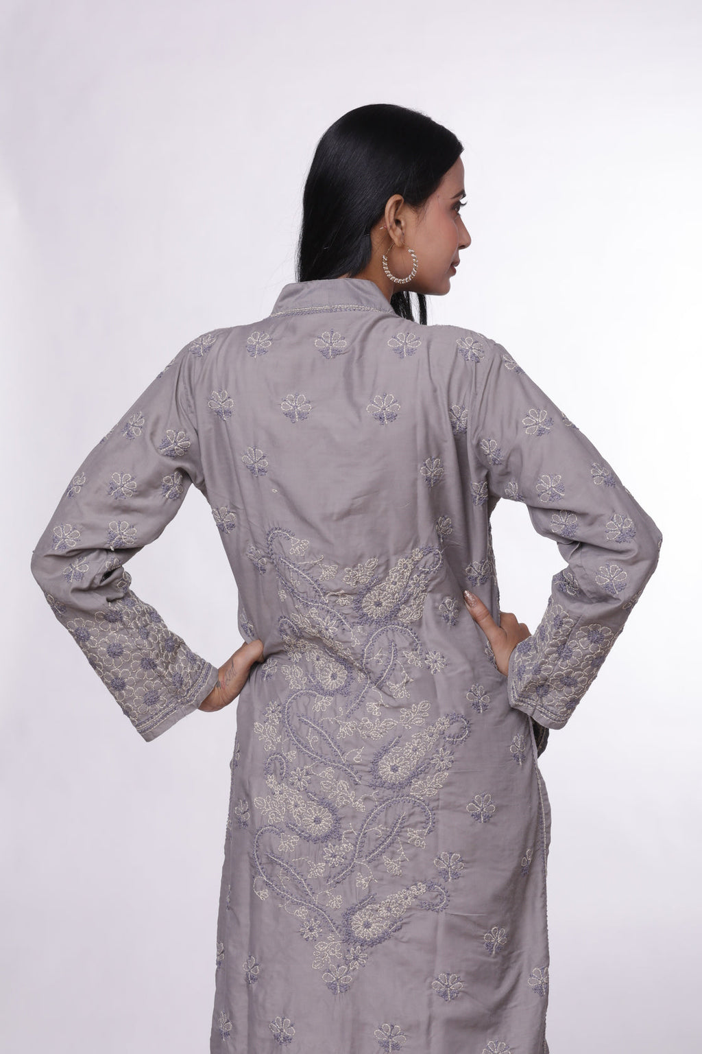 Ash Stone Chikanakri Kurta