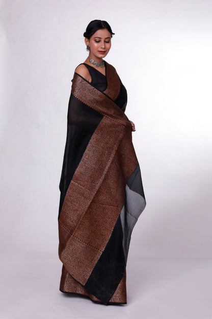 Copper Twilight Banarasi Saree